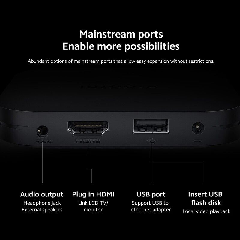 Xiaomi 4K Ultra HD TV Box S Media Player - 2nd Gen
