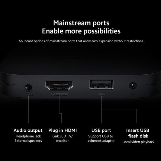 Xiaomi 4K Ultra HD TV Box S Media Player - 2nd Gen