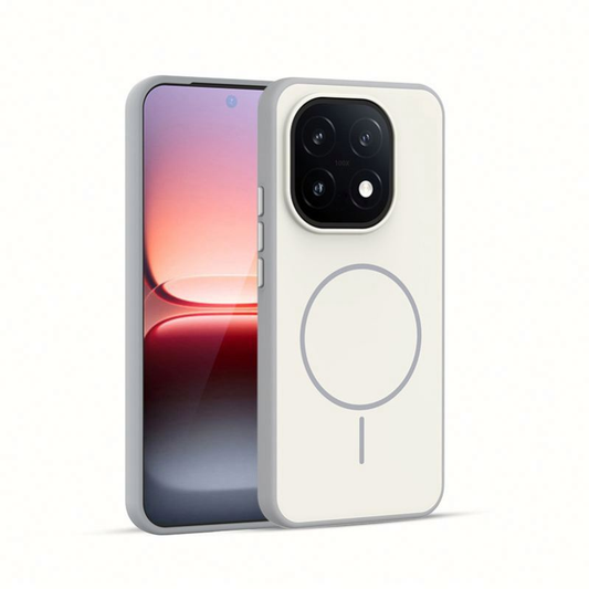 Silicone (Two-Tone) Magnetic Phone Case Compatible with iPhone 14 Pro