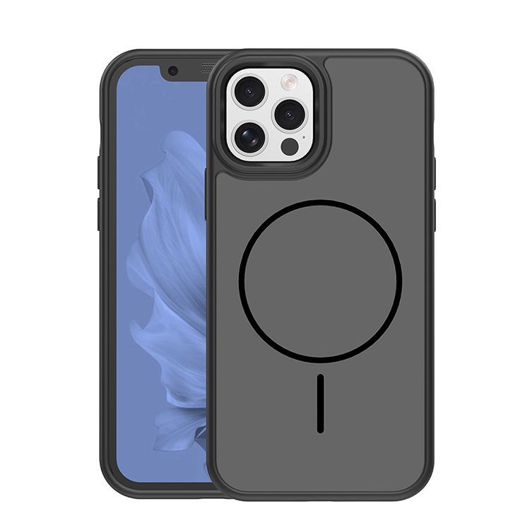 Silicone (Two-Tone) Magnetic Phone Case Compatible with iPhone 14 Pro Max