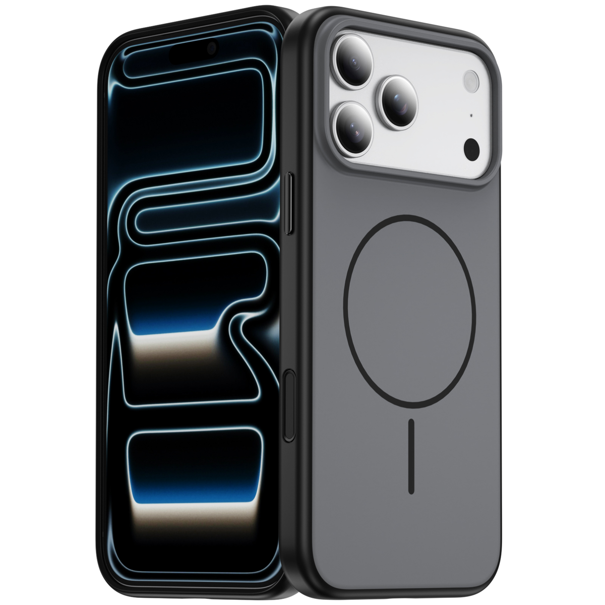 Silicone Magnetic Charging Phone Case Compatible with Iphone 17 Pro Max