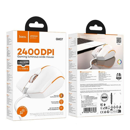 Hoco GM37 Office/Gaming Wired Mouse