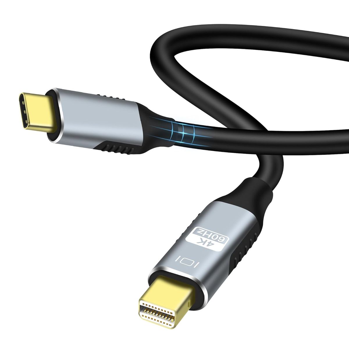 Pollen USB C Thunderbolt3 to Mini DisplayPort 4K@60Hz Cable - 1.8m