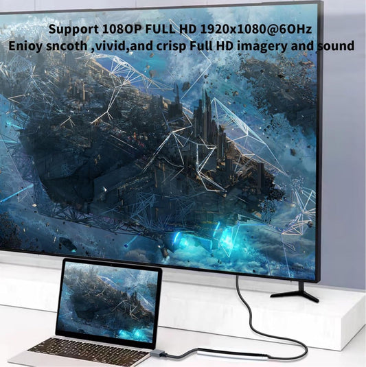 Pollen USB 3.0 to HDMI Cable FHD @60MHz with Built-in Drivers - 1.8m