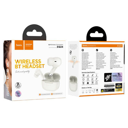 HOCO EQ24 TWS Wireless Bluetooth Earbuds - Cream
