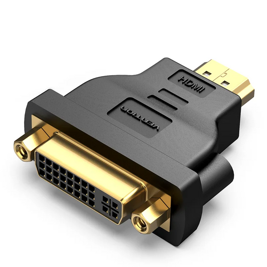 Pollen DVI Female to HDMI Male Adapter Bi-Directional DVI-I 24+5 Port Converter