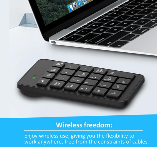 MIKUSO KB-W047 Premium Wireless Numeric Keypad Office & Accounting - 23 key