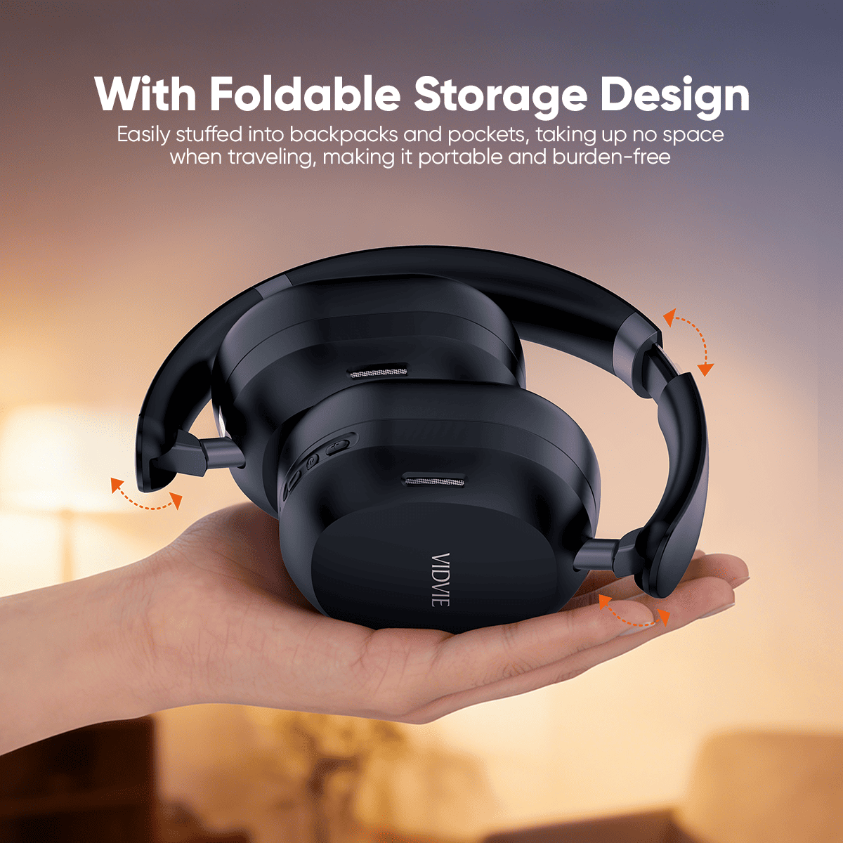 Vidvie BBH2116 Wireless Bluetooth On-Ear Headphones