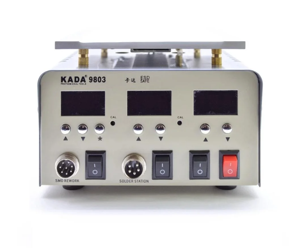 KADA 9803D 3-in-1 Screen Separator, Hot Air Station, and Soldering Iron Station