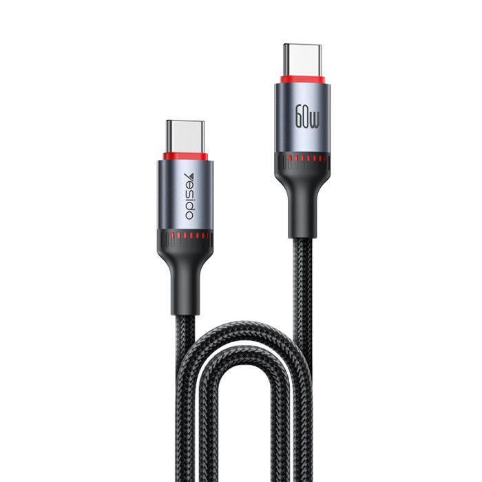 Yesido CA186 60W Type-C to Type-C Fast Charging Cable - 1M