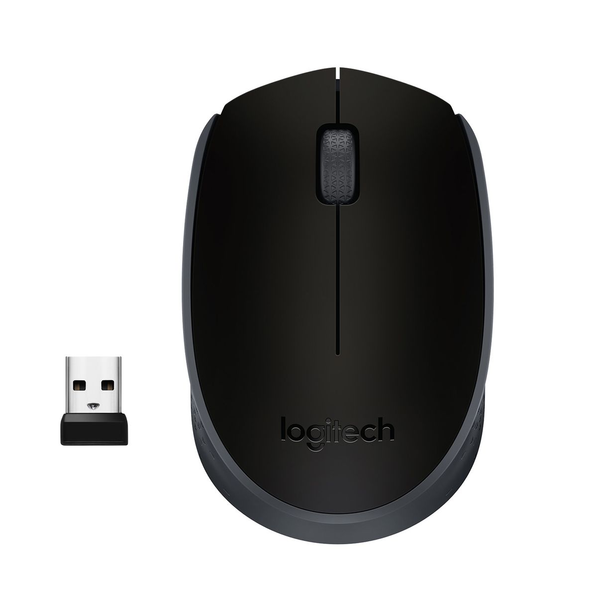 Logitech M171 Wireless Mouse with USB Nano Receiver - Black