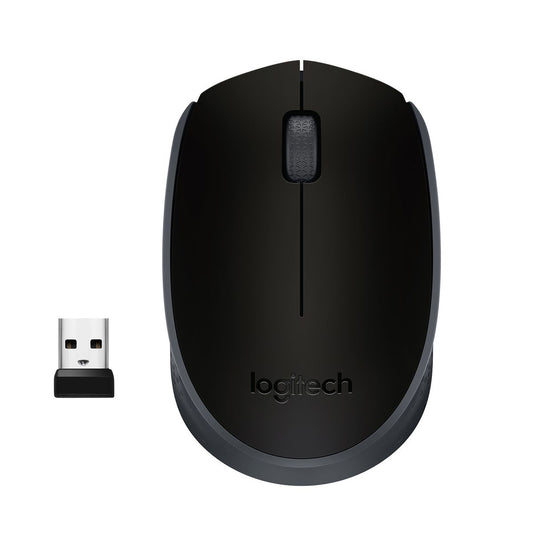 Logitech M171 Wireless Mouse with USB Nano Receiver - Black