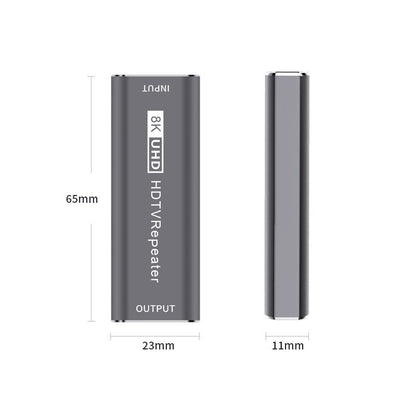 8K HDMI Repeater / Extender / Equalizer - HDMI Signal Booster (Up to 30m)