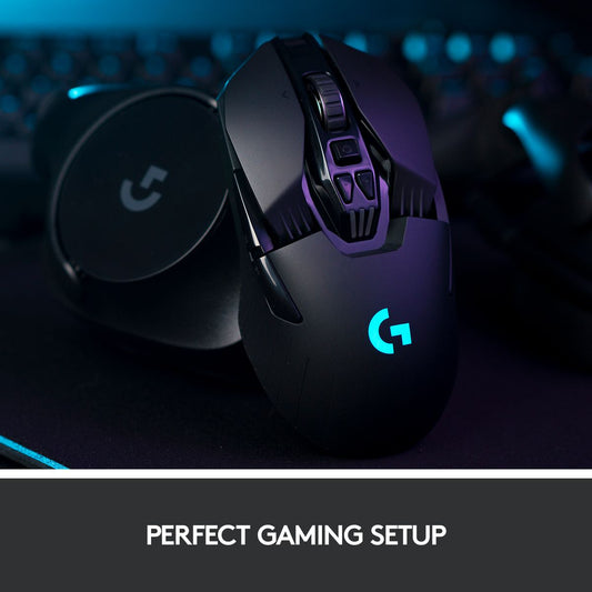 Logitech G903 LIGHTSPEED Wireless Gaming Mouse with Hero Sensor - Black