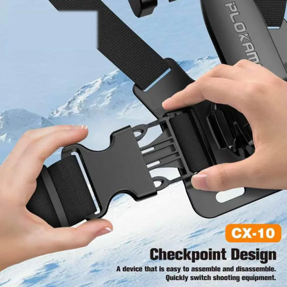 Plokama CX-10 Action Camera Chest Mount Harness Strap for Gopro & Phones