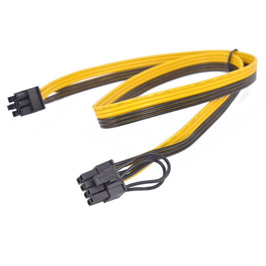 PCIe 6Pin to 6+2 Pin Power Supply Cable