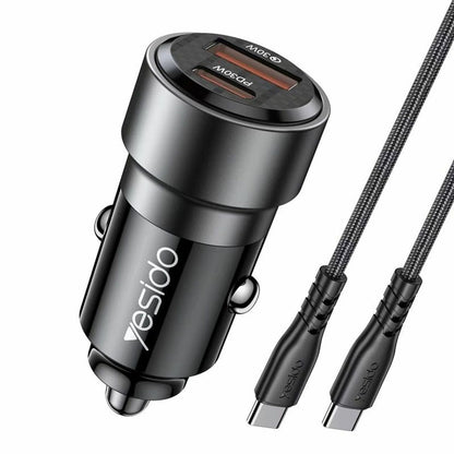 Yesido Y55 Dual Port 60W Fast Charging Car Charger