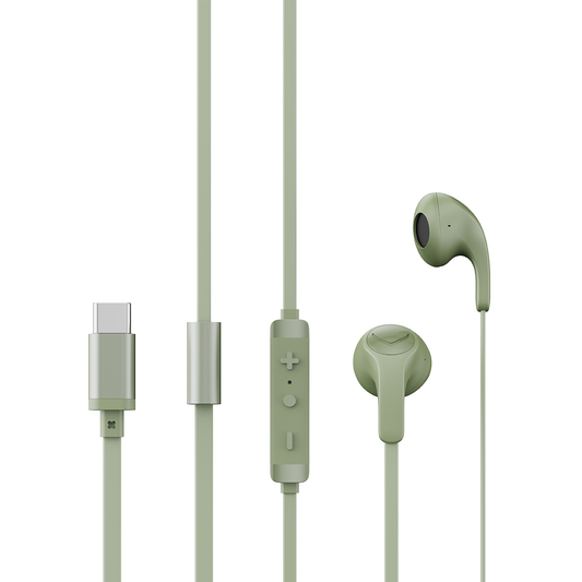 Vidvie HS675 Type-C Wired In-Ear Headset - Green