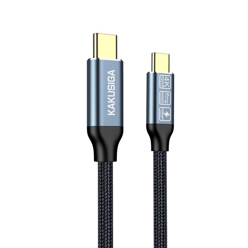 KSC-988 USB 3.2 Gen2, 20Gbps, 100W (4K@60Hz) Charging Cable - 2m