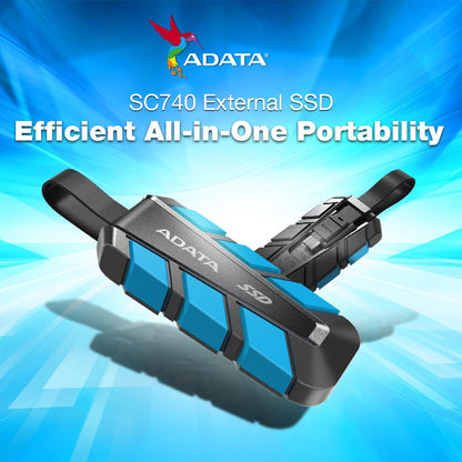 Adata SC740 USB Type C 500GB External SSD