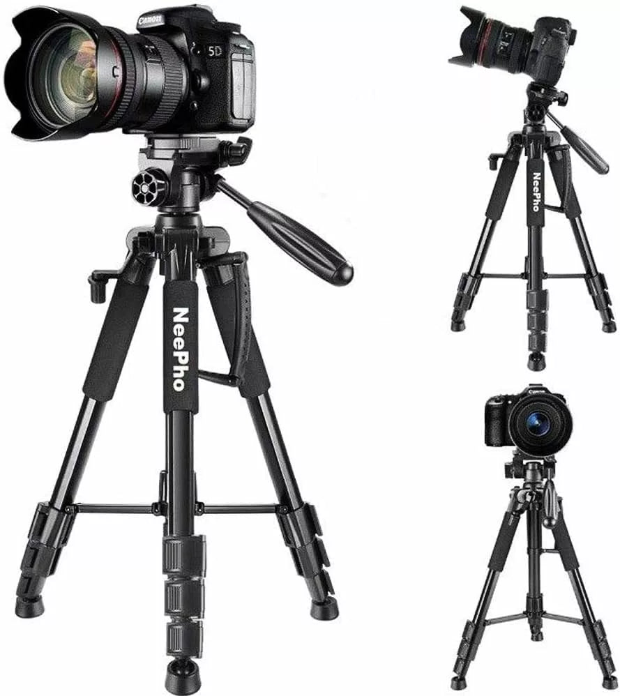 Neepho NP-910A 2m Camera Tripod Pro Heavy Duty Video Camcorder Tripod Stand