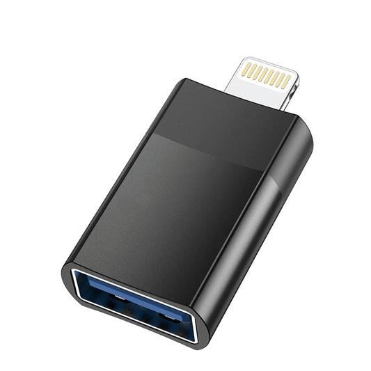 Hoco UA17 Lightning to USB-A OTG Adapter - (pack of 3)