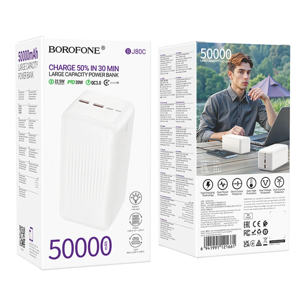 Borofone J80C Power Bank 50000mAh