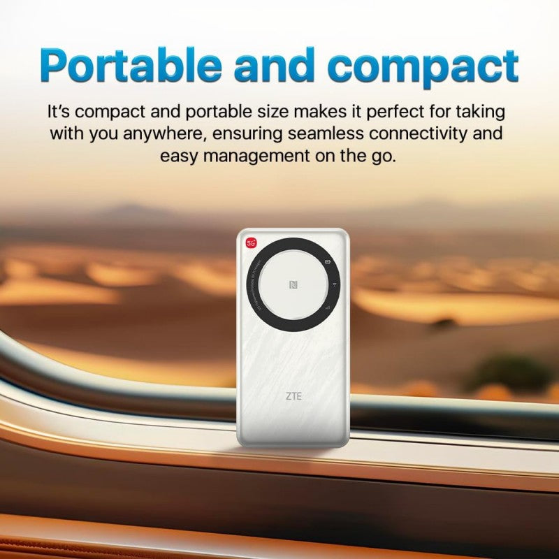 ZTE 5G Portable WiFi Mobile Wireless (MiFi) Router U30 Air